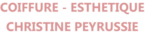 logo Coiffure & Esthétique Christine Peyrussie